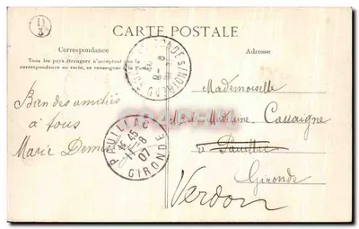 A Normandia — "La C.P.A." — Vale da Vère — Estrada de Flers a Pont-Erambourg — Verso