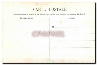 Bilhete postal antigo Radon Vista Geral — Verso