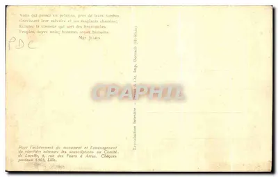 N.D. di Lorette — Il cimitero (Lato sud) — L'ombra della torre si staglia sulle tombe — Verso