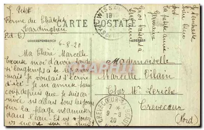 Cap GRIS-NEZ (P.-de-C.) — Le Gran aux Éufs — E.S. 2032 — Verso
