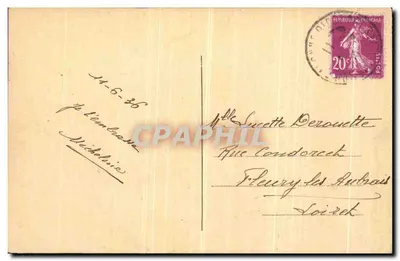 Costa de Vimy - Trincheiras Canadenses — Vista das trincheiras canadenses no Vimy Ridge — Carta postal — Verso