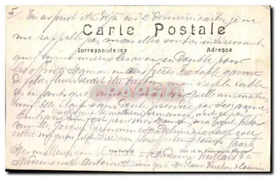 Las Torres de la Abadía del Mont-Saint-Eloi — bombardeado y destruido por los alemanes — A.R. — n° 382 — Reverso