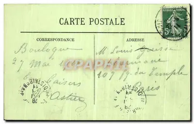 Boulogne-sur-Mer — Il Casinò e le Darsene — LL. — Verso