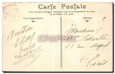 Boulogne-sur-Mer — Entrata di una Nave Inglese al Molo — editore Bosset, n° 67 — Verso