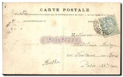 Boulogne-sur-Mer — Partenza della nave per Folkestone — editore sconosciuto, n° 19 — Verso