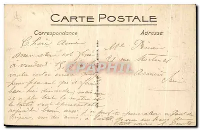 Boulogne-sur-Mer — Le paquebot de Folkesone dans la jetée — NG. N°40 — Rückseite