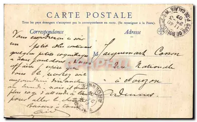 Boulogne, à noite, Jetées Est e Oeste — editor não visível — Verso