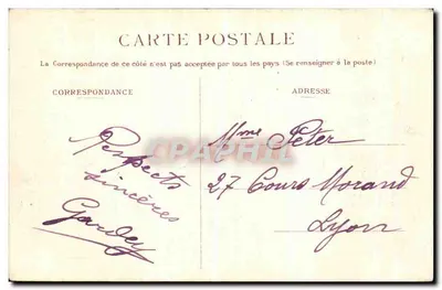 Boulogne-sur-Mer — Mar Agitada — G. n°67 — Verso