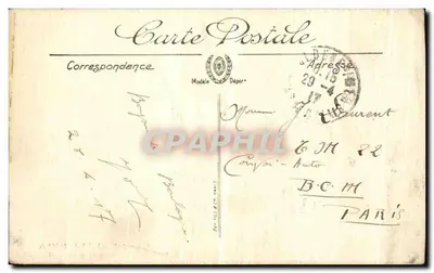 L'Avant-Port — Entrata del Porto — Boulogne-sur-Mer — LL. n° 372 — Verso