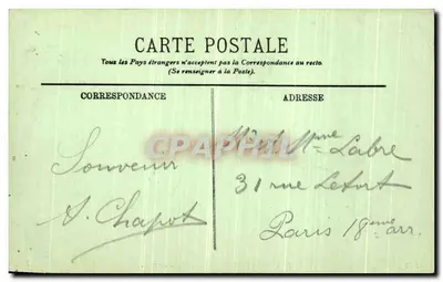 Boulogne-sur-Mer — Zee-effect — LL. n° 374 — Achterkant