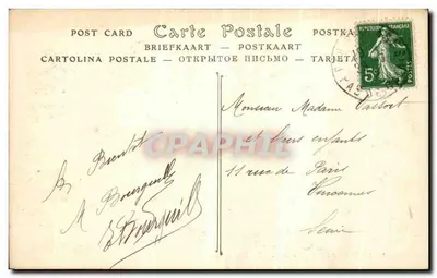 Le Touquet-Paris-Plage — El Boulevard de la Mer — editor anónimo, n° 31 — Reverso