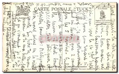 Westminster Hotel — Paris-Plage — Verlag Tuck & Co — Rückseite