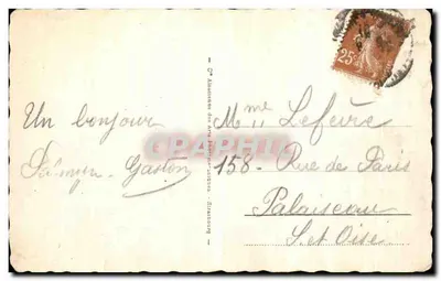 Le Touquet-Paris-Plage - L'Hermitage — hotel — editore anonimo, n° 196 — Verso