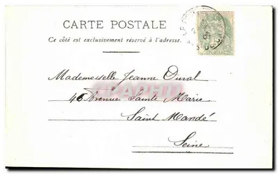 Le Portel — Na Praia — B.B. 197, fot. Boulogne-s.-Mar. — Verso