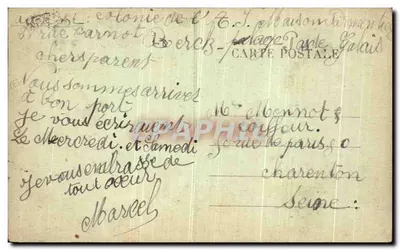 Berck-Plage — Vue de la Plage — Réplicative Française, Édit. Nangot — Verso