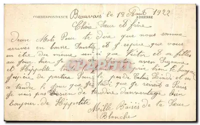 Basilika des Heiligen Herzens, Seilbahn und Treppen — Paris-Montmartre — J. H. — Nr. 076 — Rückseite