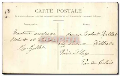 Buttes-Chaumont — Meer en Roche — E. V. 479, Parijs (19e eeuw) — Achterkant