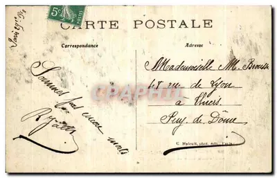 PARIS — Inundações de Janeiro de 1910 — As comportas da Monnaie — C.M. — Verso
