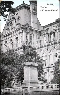 Paris — Estátua de Étienne-Marcel — editor não identificado