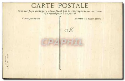 Paryż - Liceum Janson de Sailly - Wejście główne — wydawca I. V. & Cie, Paryż, n° 2246 — Rewers