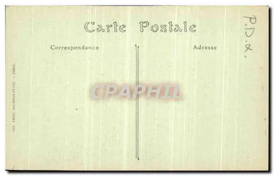 Parigi — Cattedrale di Notre-Dame — Contreforti e Gargolle — Editore: Fot. Néubuin et Cie, Parigi, n° 122-E.B. — Verso