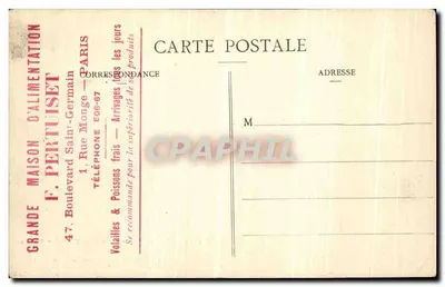 La Inundación del Sena — Enero-Febrero 1910 — Quai de Passy — J.H. — Reverso