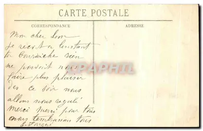 Allagamenti di Parigi (Gennaio 1910) — Passerella Boulevard Haussmann — LL — Verso