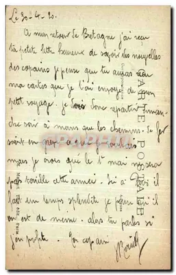 PARIS — Panorama da Seine (lado Oeste) — E.M. n°5021 — Verso