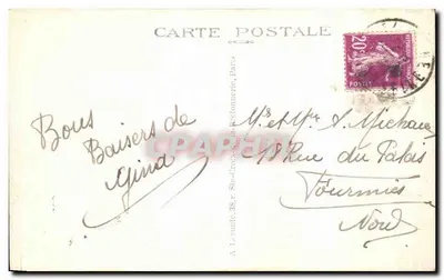 Paris - Das Rathaus — A.L. — n° 186 — Rückseite