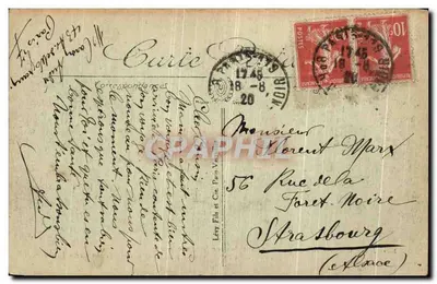 Paris — Panorama pris du Panthéon sur le Luxembourg — LL, n° 866 — Verso