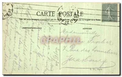 Paryż — Arc de Triomphe i Grobowiec Nieznanego Żołnierza — L.D. (wydawca) — Rewers