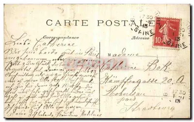 PARIS - Giardino del Luxembourg - Il Bassin — C.M. n°525 — Verso