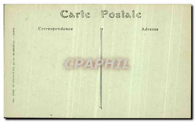 Estátua de Nossa Senhora de Paris entre dois anjos sobre a galeria da Rosa — Igreja de Nossa Senhora de Paris — ND. Fot. 120-E.B. — Verso