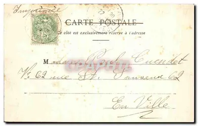 Parigi — Il Giardino delle Tuileries e la rue de Rivoli — Editore Clouet, n° 250 — Verso