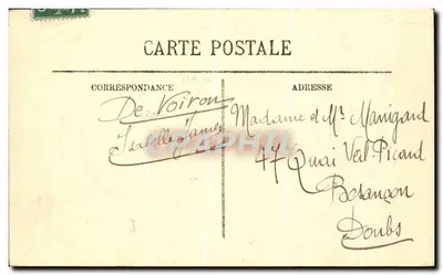 Voiron — A Praça da República e o Cours Cénozans — LL — Verso