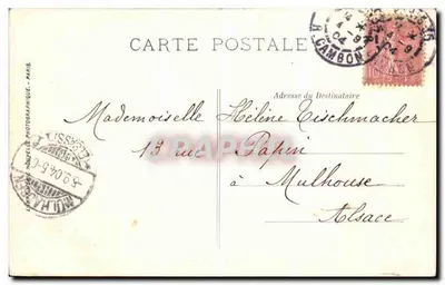 París — Los Jardines de las Tullerías — El Hombre con los Pájaros — LL 498 — Reverso