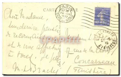 PARYŻ — Most Notre-Dame nad Seiną — Wydawnictwo Harmignies n°150 — Rewers