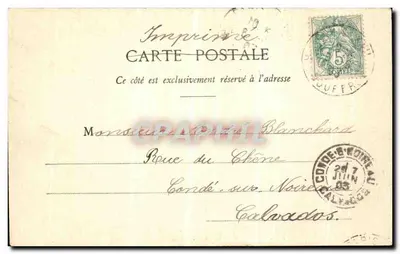 Paryż - Pomnik Augusta Comte'a — Odette & Hélène, wydawca — Rewers