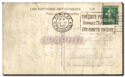 Paris — O Palácio e o Jardim do Luxembourg — LIP — Verso
