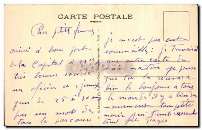 Paris — O Boulevard dos Italianos e o Boulevard Haussmann — Editor: Paris, n° 100 — Verso