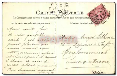 Paris / O Ópera — a grande escada — A. Goulon — Verso
