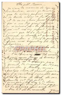 Notre-Dame w Paryżu — widok z nabrzeża — wydawca Yvon, nr 17 — Rewers