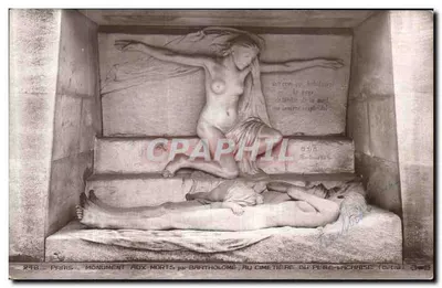 Paris — Monument aux Morts par Bartholomé, au cimetière du Père-Lachaise (Ota) — n° 248