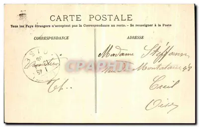 Paryż — Perspektywa ulicy Rivoli — LL. — Rewers