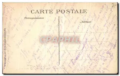Estação de trem — Uma flor de pensamento — E. Le Daldy — Verso
