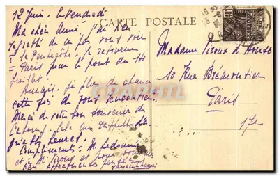 Alençon — Tour de l'ancienne Porte de la Barre — Edit. Le Maison — Rückseite