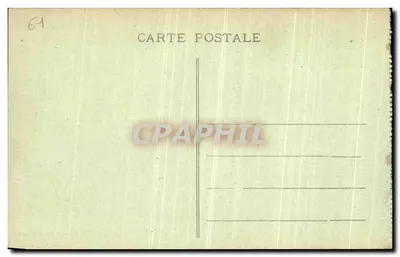 Alençon - O Hotel das Postas — Edição dos Magasins Réunis, Alençon — Verso