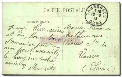 Alençon — Het Kasteel gezien vanaf de Place d'Armes — Kinet — Achterkant