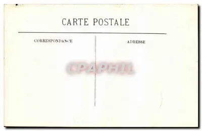 Alençon — O Castelo visto da Praça das Armas — LL. — Verso