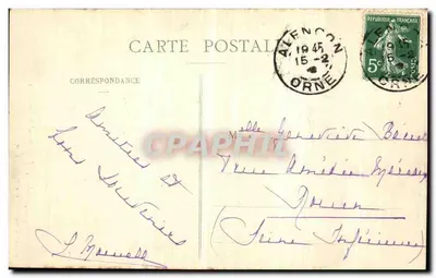 Alençon - Handelsgericht — Maison des Magasins Réunis, Verlag — Rückseite